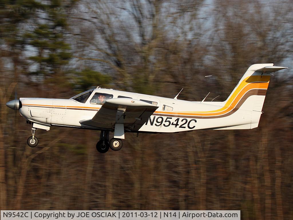 N9542C, 1978 Piper PA-32RT-300 Lance II C/N 32R-7885054, Leaving N14