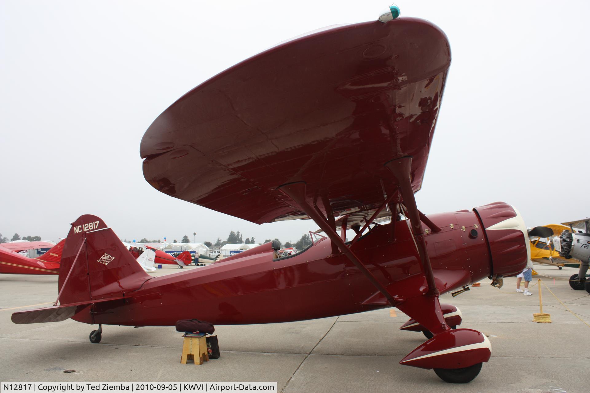 N12817, Stinson Model O C/N 10, Seen on display at the 2010 Watsonville Fly-in.