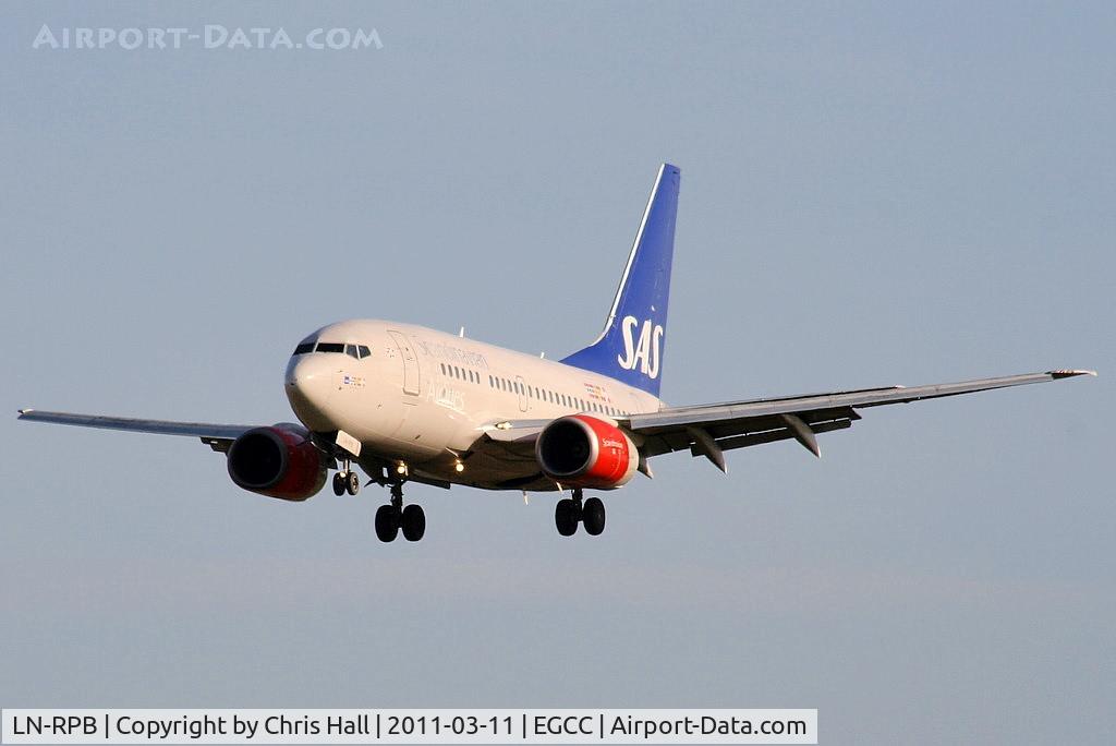 LN-RPB, 1998 Boeing 737-683 C/N 28294, Scandinavian Airlines