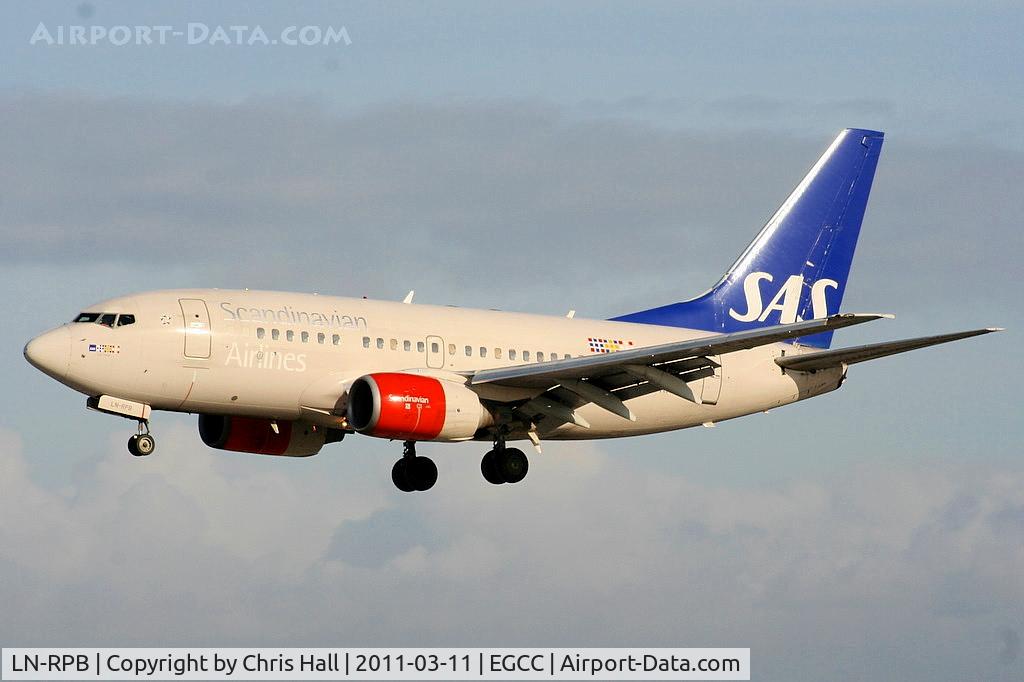 LN-RPB, 1998 Boeing 737-683 C/N 28294, Scandinavian Airlines