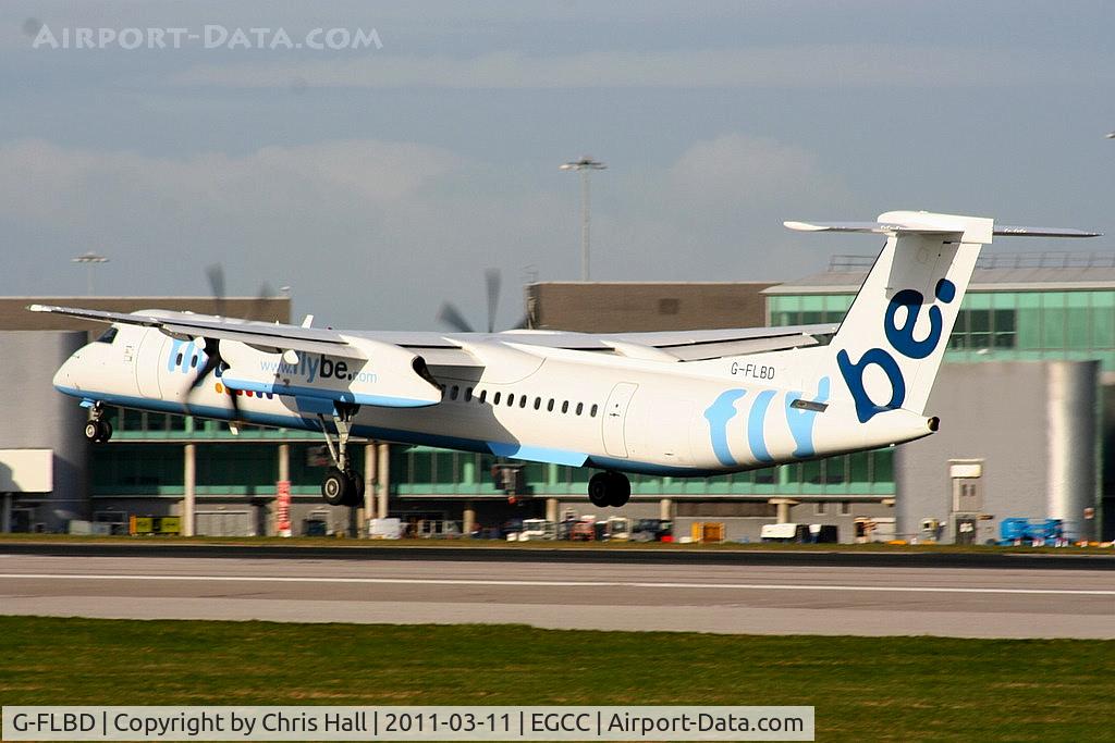 G-FLBD, 2009 De Havilland Canada DHC-8-402Q Dash 8 C/N 4259, flybe