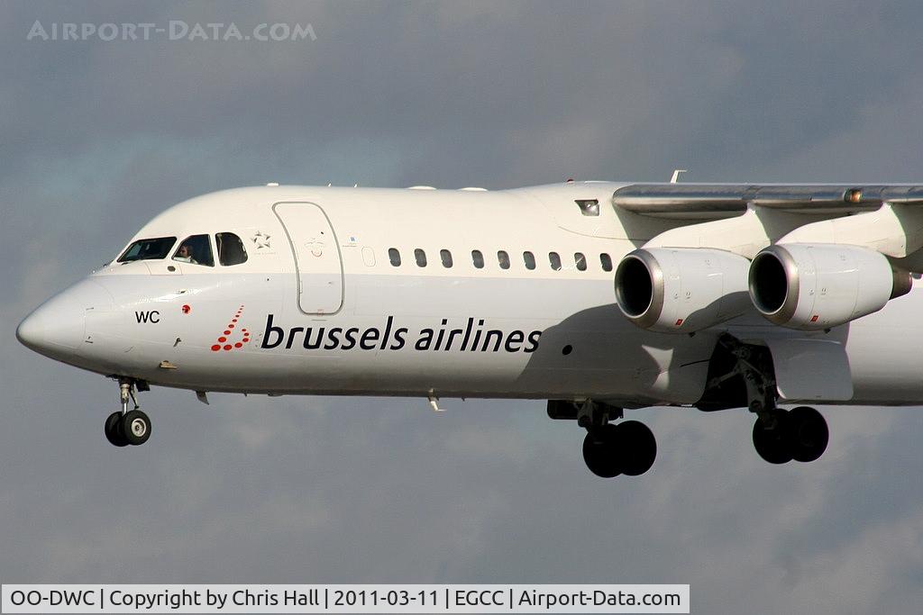 OO-DWC, 1998 British Aerospace Avro 146-RJ100 C/N E3322, Brussels Airlines
