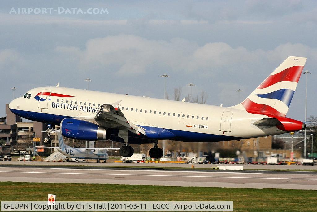 G-EUPN, 2000 Airbus A319-131 C/N 1261, British Airways