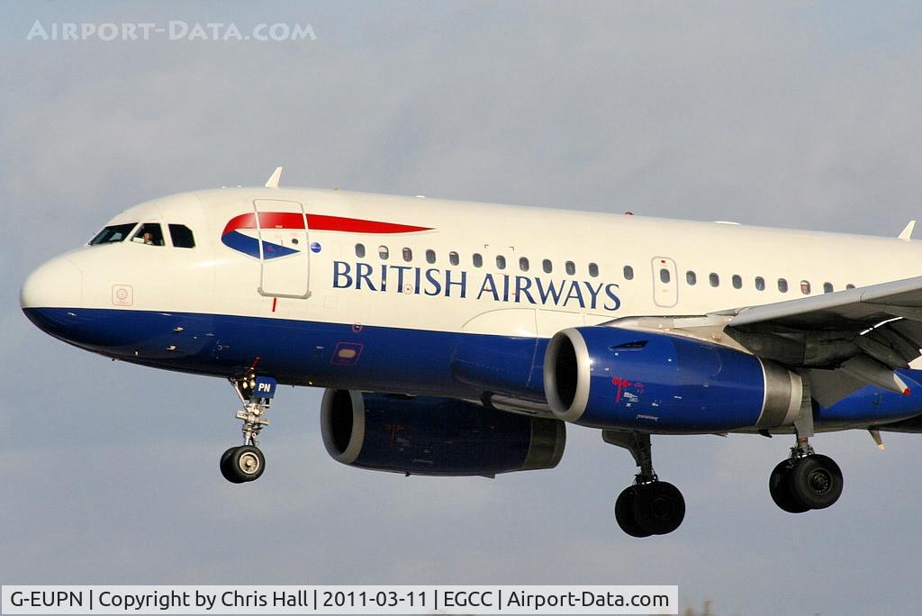 G-EUPN, 2000 Airbus A319-131 C/N 1261, British Airways