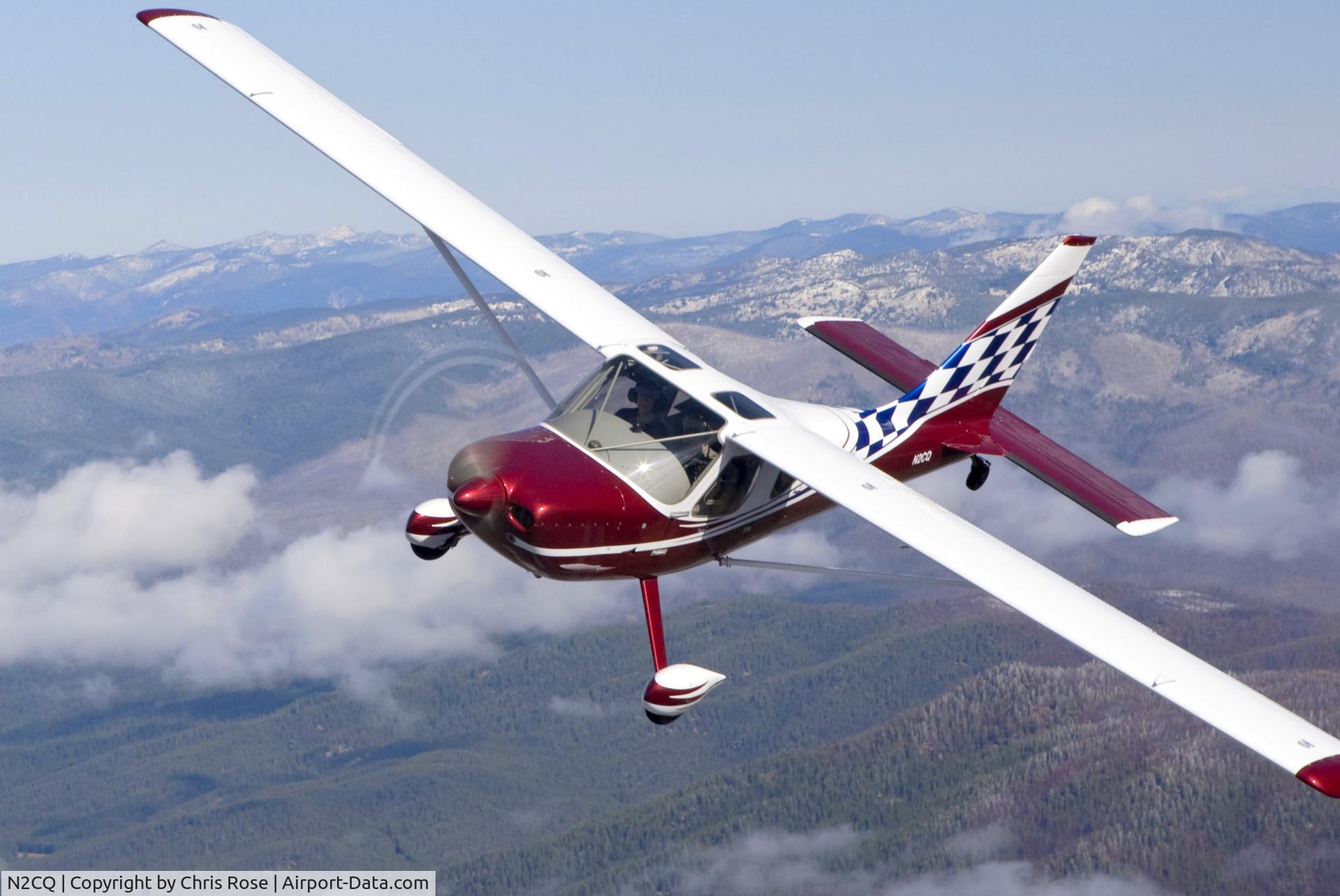 N2CQ, 2006 Glasair GS-2 Sportsman C/N 7177, Taken over Seven Devils Hills in Central Idaho near the main fork of the Salmon River