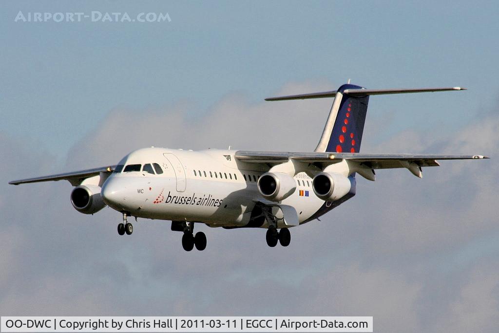 OO-DWC, 1998 British Aerospace Avro 146-RJ100 C/N E3322, Brussels Airlines