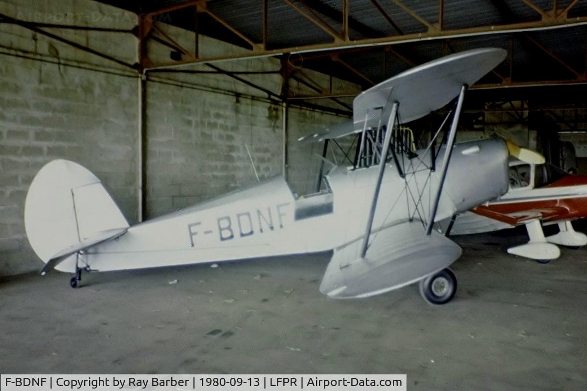 F-BDNF, 1948 Nord Stampe SV-4C C/N 661, SNCAN Stampe SV.4A [661] Guyancourt~F 13/09/1980. Taken from a slide.