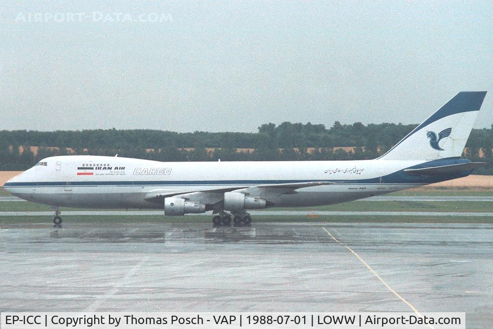 EP-ICC, 1978 Boeing 747-2J9F C/N 21514, Iran Air