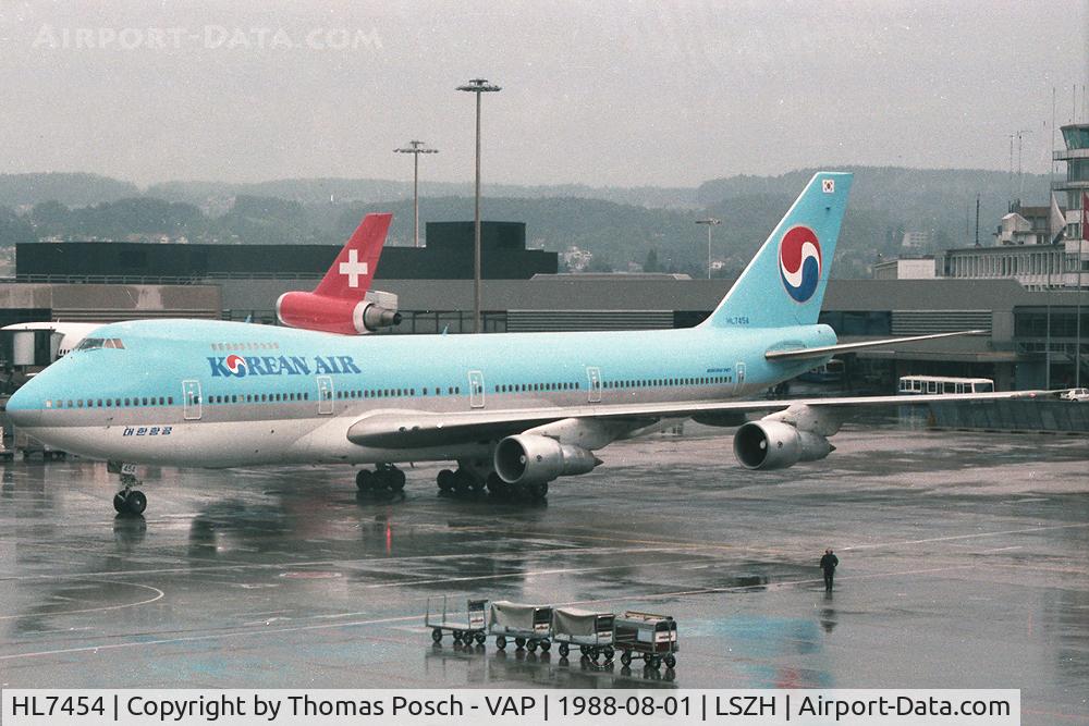 HL7454, 1980 Boeing 747-2B5B/SF C/N 22482, Korean Air