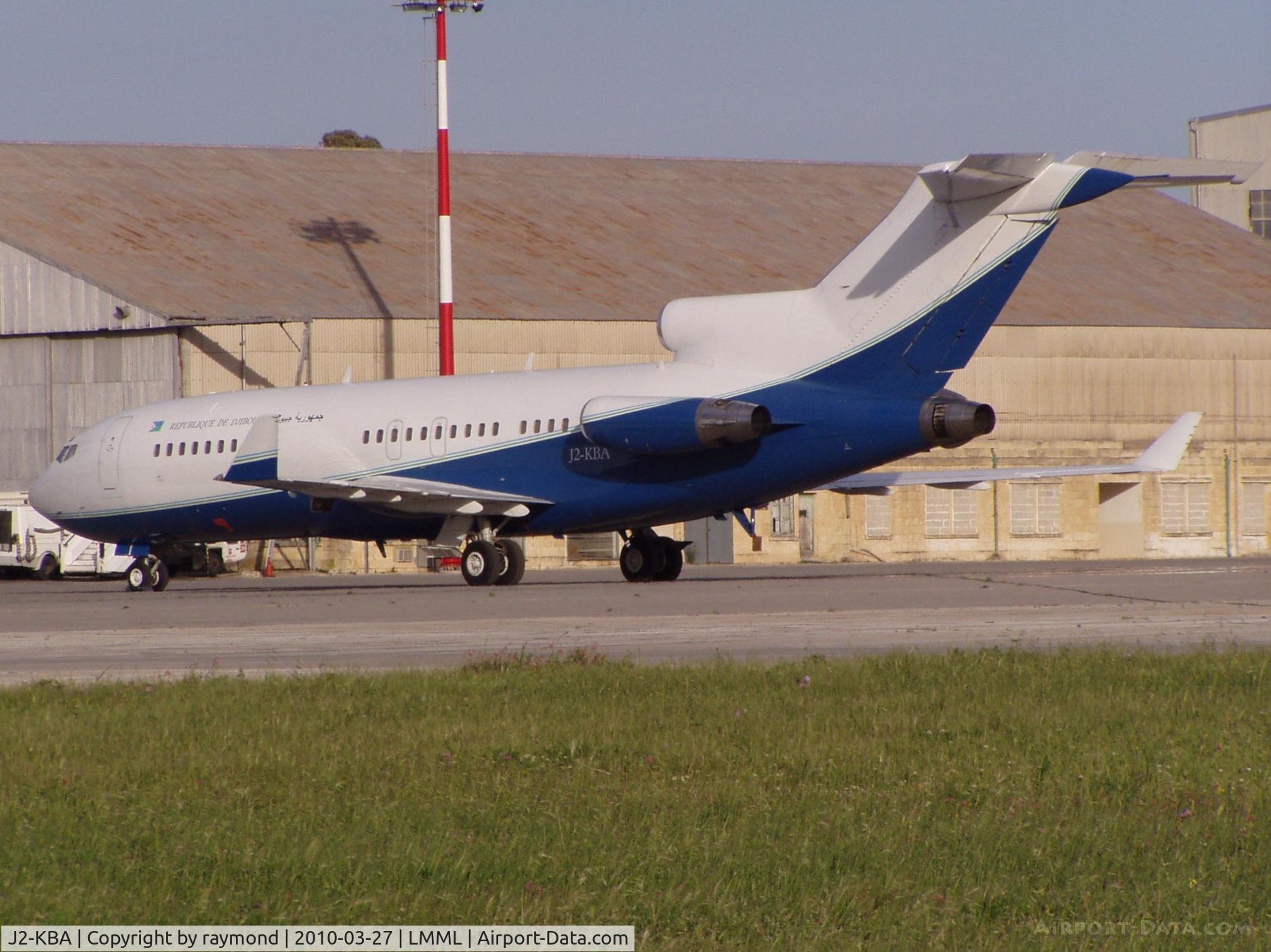 J2-KBA, 1967 Boeing 727-191 C/N 19394, B727 J2-KBA Republic of Djibouti in Malta.