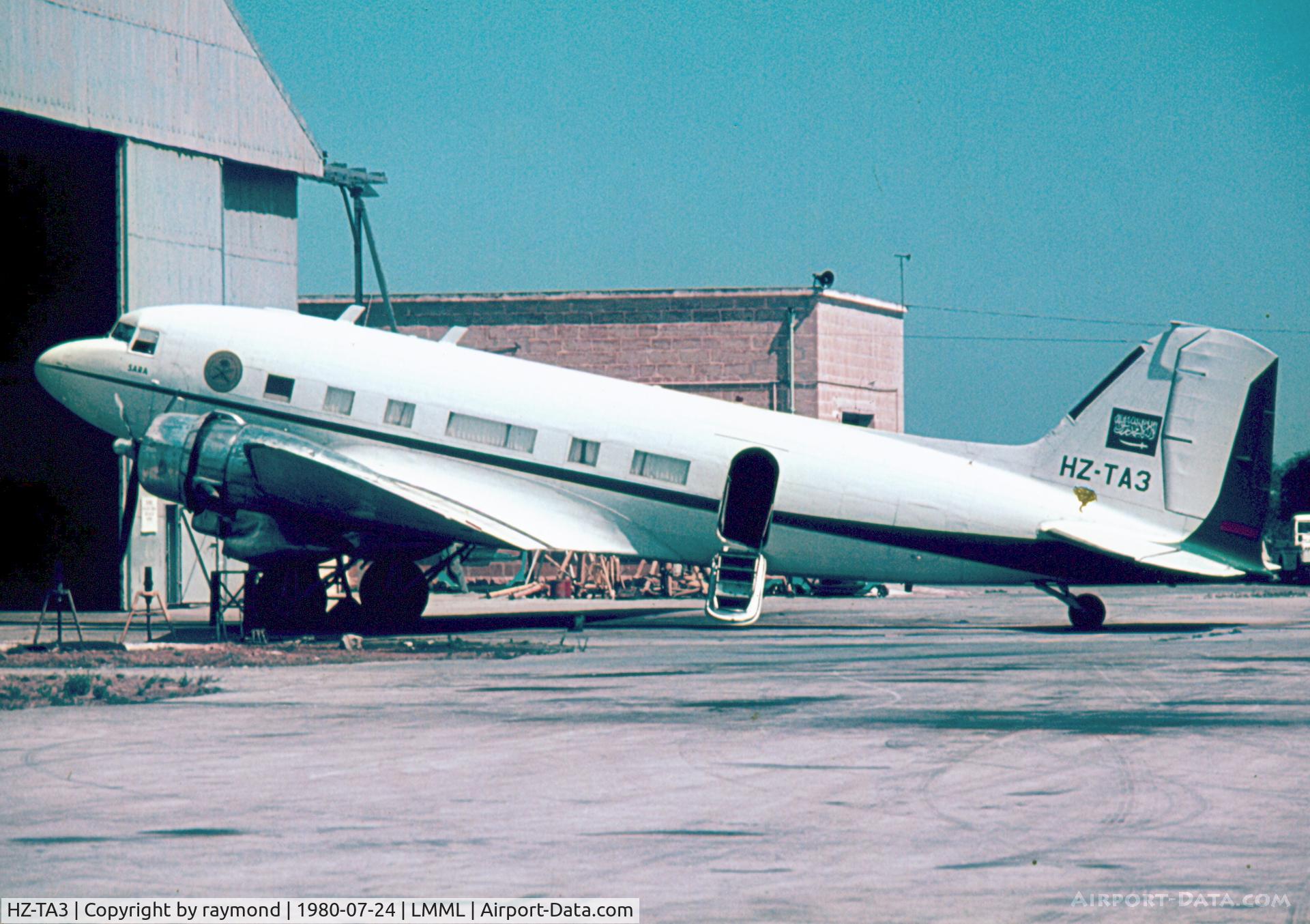 HZ-TA3, Douglas DC-3 C/N 4363, DC3 HZ-TA3 Saudi Arabian Government