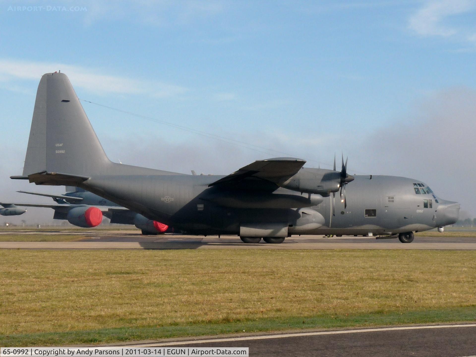 65-0992, 1965 Lockheed MC-130P Combat Shadow C/N 382-4155, Latest based Herc at Mildenhall