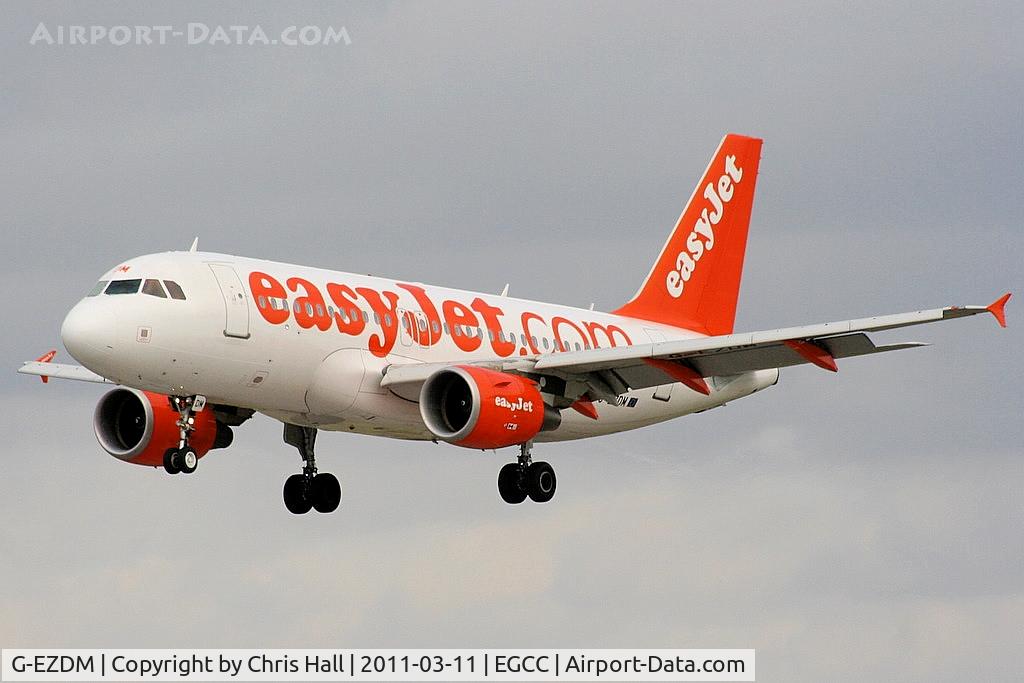 G-EZDM, 2008 Airbus A319-111 C/N 3571, easyJet