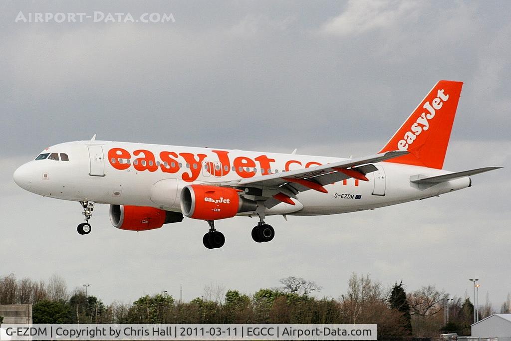 G-EZDM, 2008 Airbus A319-111 C/N 3571, easyJet