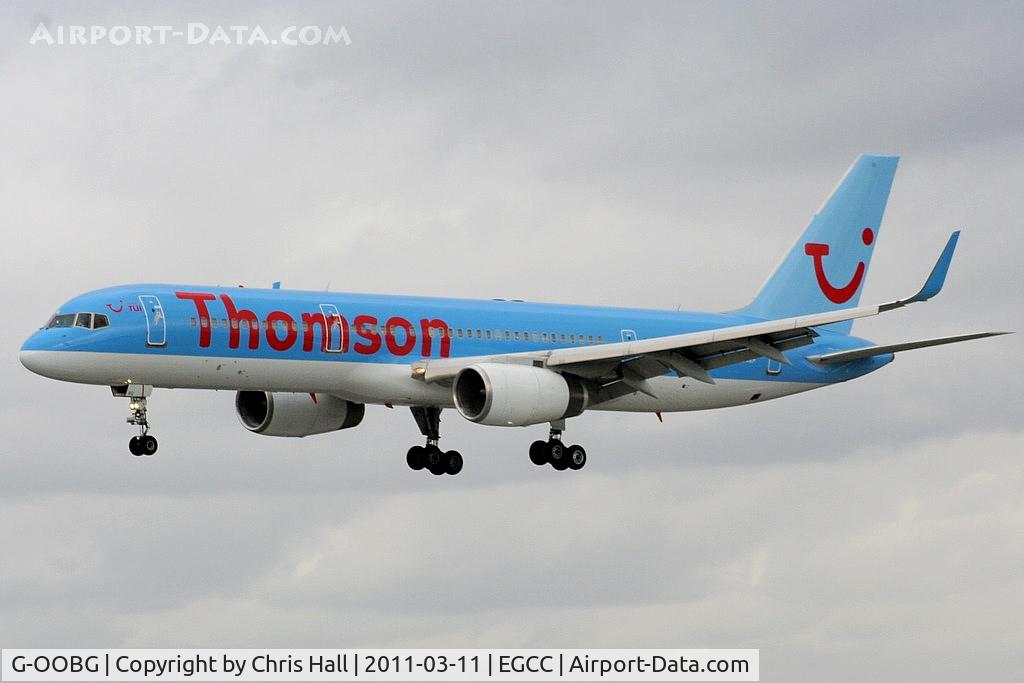 G-OOBG, 1999 Boeing 757-236 C/N 29942, now in Thomson colours