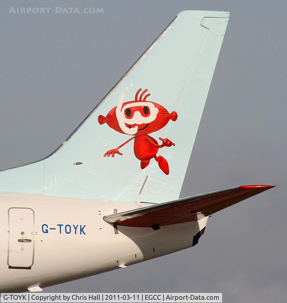 G-TOYK, 1997 Boeing 737-33R C/N 28870, new tail art from BMI baby