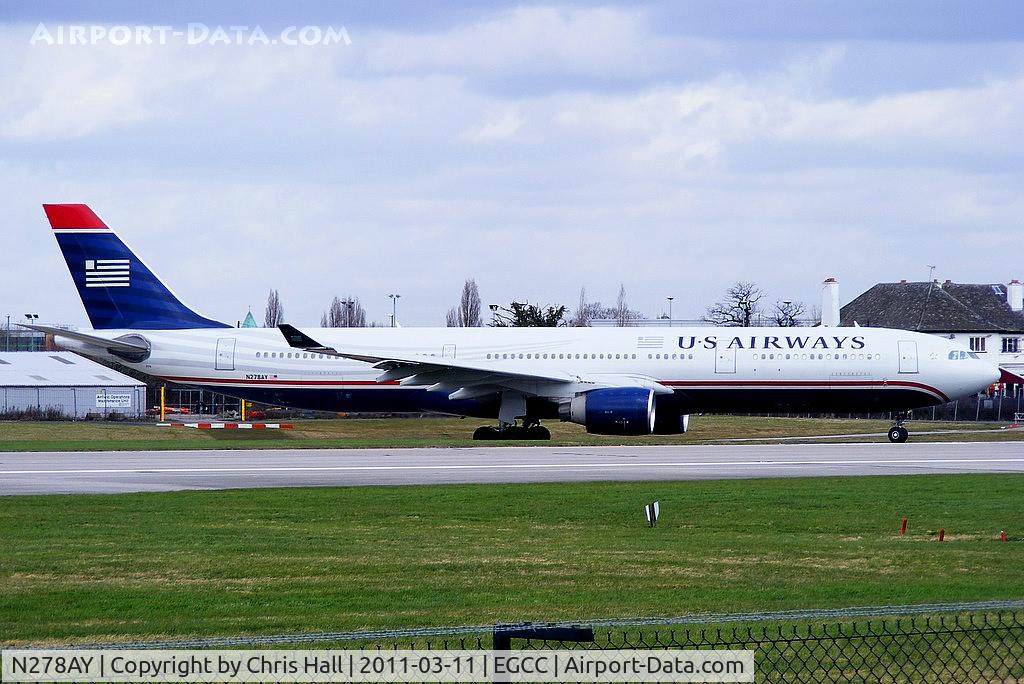 N278AY, 2001 Airbus A330-323 C/N 0388, US Airways