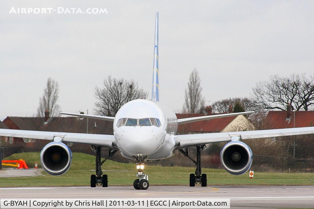 G-BYAH, 1992 Boeing 757-204 C/N 26966, former Thomson B757 was due to become N903NV with Allegiant Air, but will now be leased to Jet2 and re-registered as G-LSAM