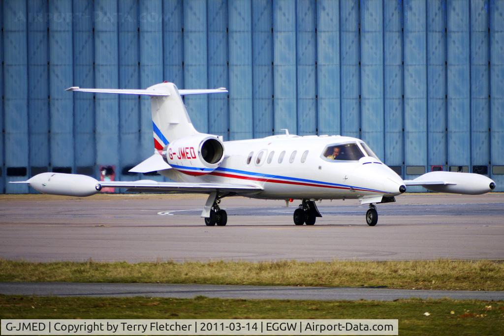 G-JMED, 1992 Learjet 35A C/N 35A-671, 1992 Learjey 35A, c/n: 35-671 at Luton on a medical emergency