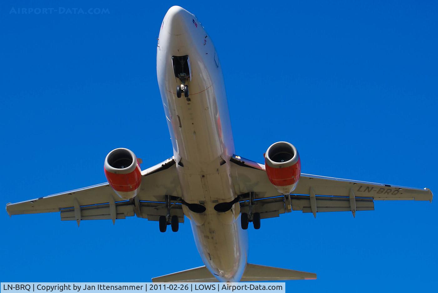 LN-BRQ, 1991 Boeing 737-405 C/N 25348, Wintercharter @ LOWS