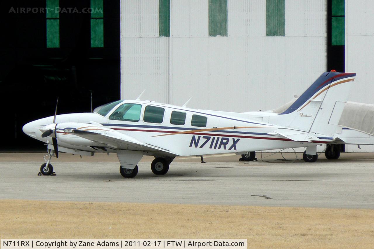 N711RX, 1975 Beech 58 Baron C/N TH-611, At Meacham Field - Ft. Worth, TX