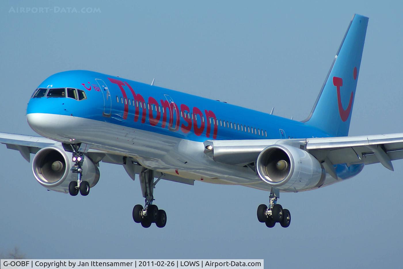 G-OOBF, 2004 Boeing 757-28A C/N 33101, Wintercharter @ LOWS