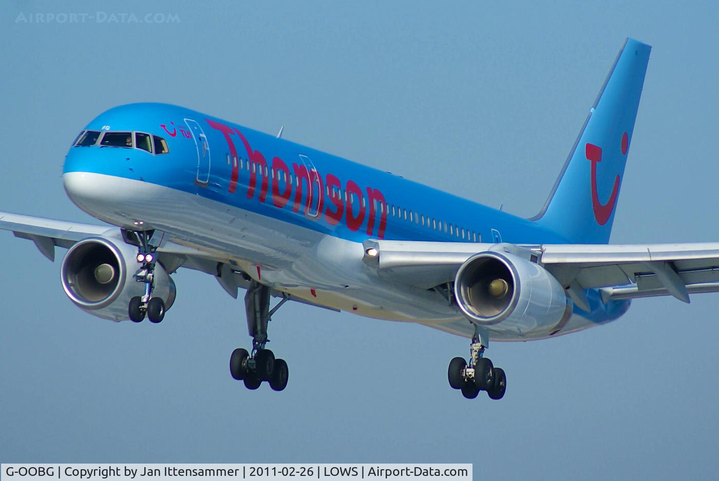 G-OOBG, 1999 Boeing 757-236 C/N 29942, Wintercharter @ LOWS