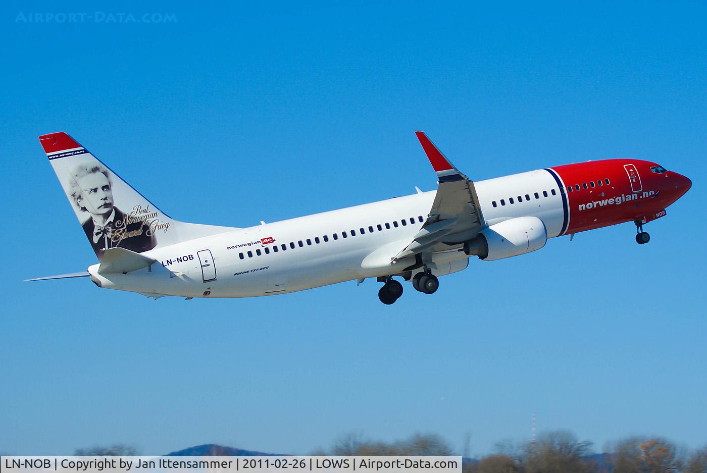 LN-NOB, 2008 Boeing 737-8FZ C/N 34954, Wintercharter @ LOWS