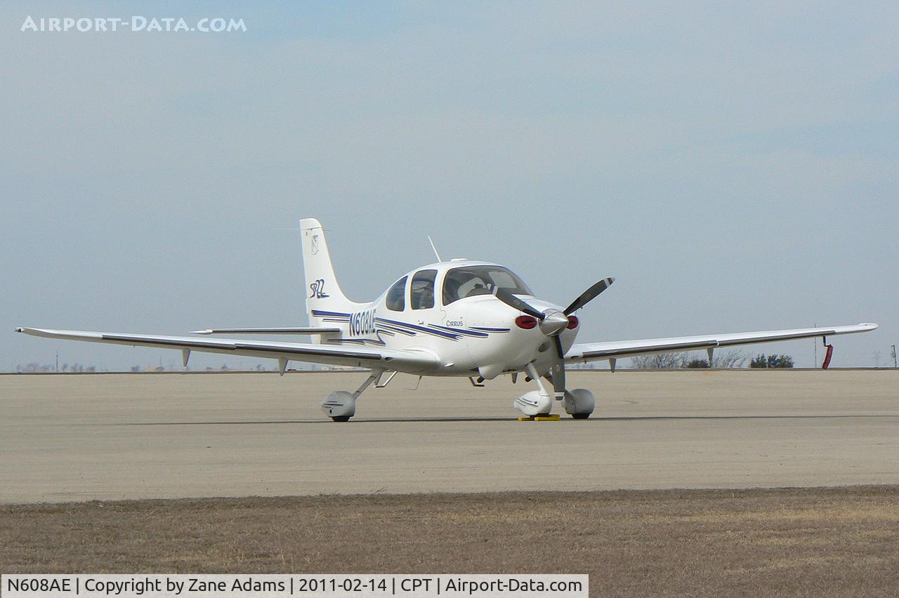 N608AE, 2003 Cirrus SR22 C/N 0611, At Cleburne Municipal