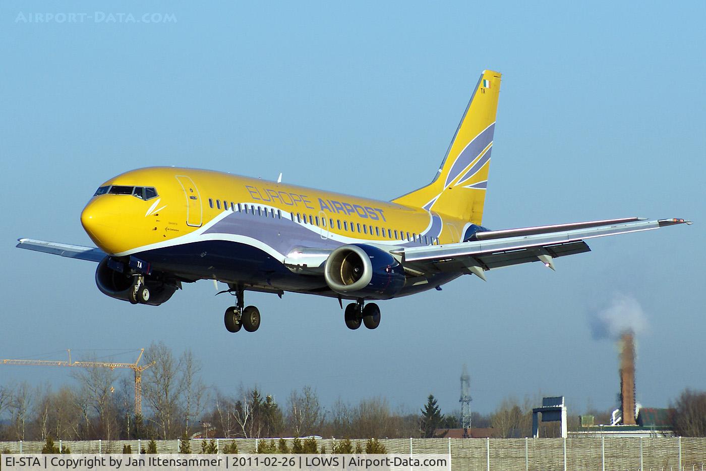 EI-STA, 1997 Boeing 737-31S C/N 29057, Wintercharter @ LOWS