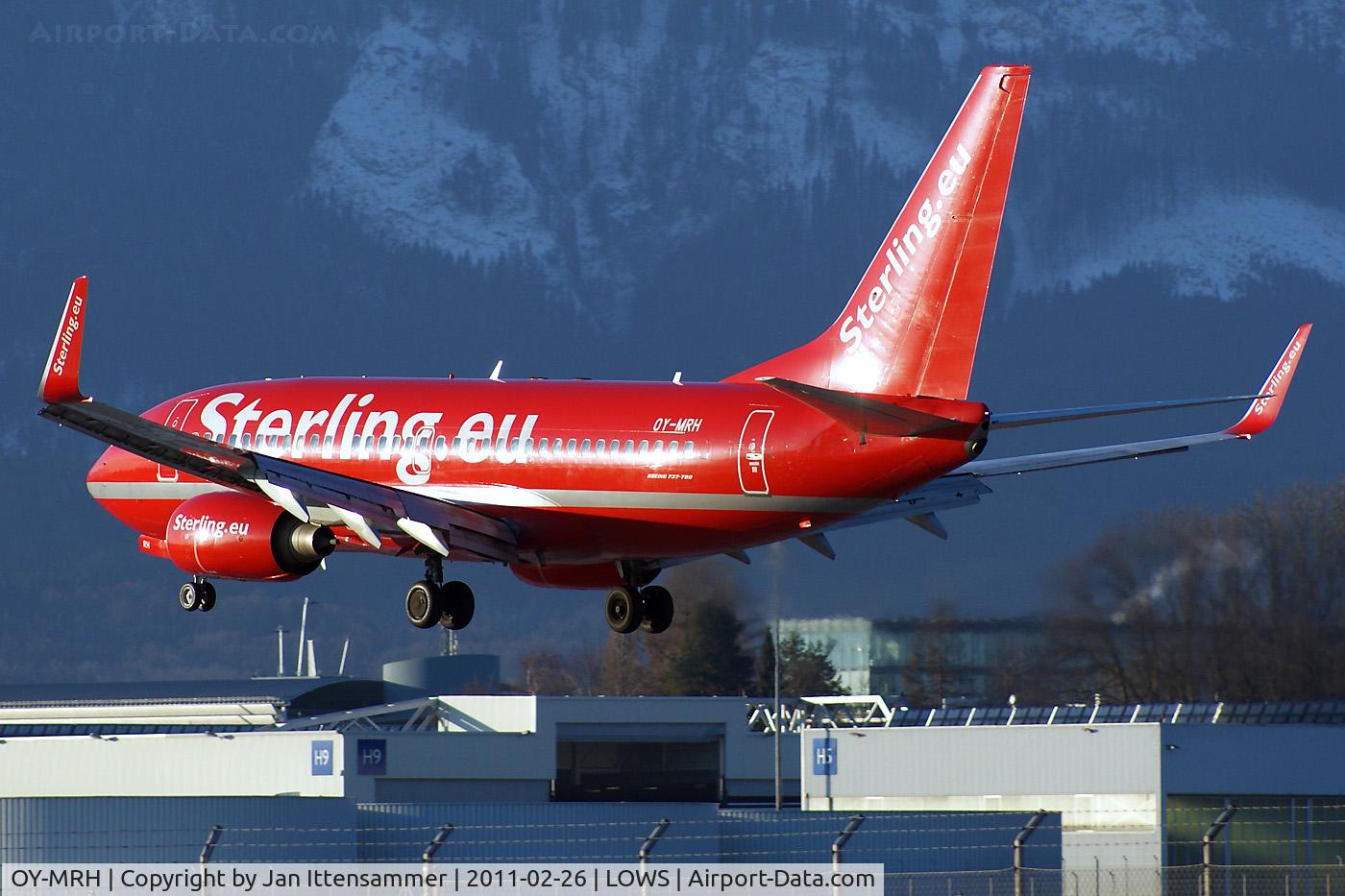OY-MRH, 2000 Boeing 737-7L9 C/N 28013, Wintercharter @ LOWS