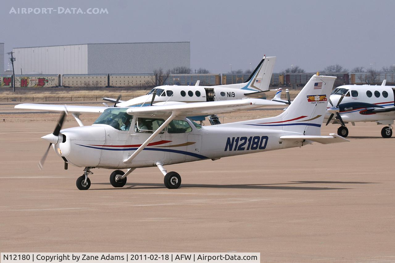 N12180, 1973 Cessna 172M C/N 17261864, At Alliance Airport - Fort Worth, TX.