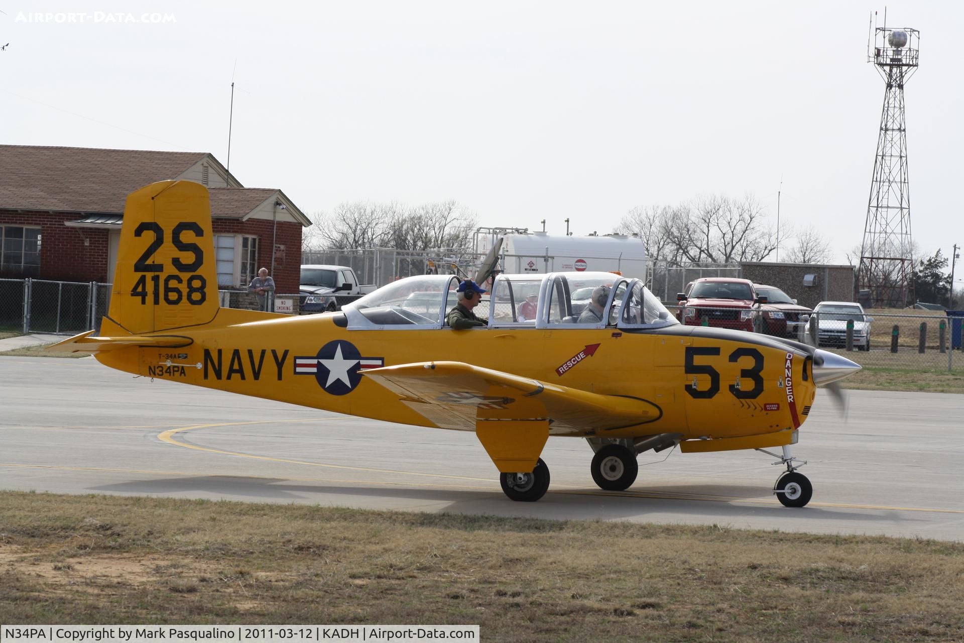 N34PA, 1955 Beech T-34A (A45) Mentor Mentor C/N G-268, Beech T-34A