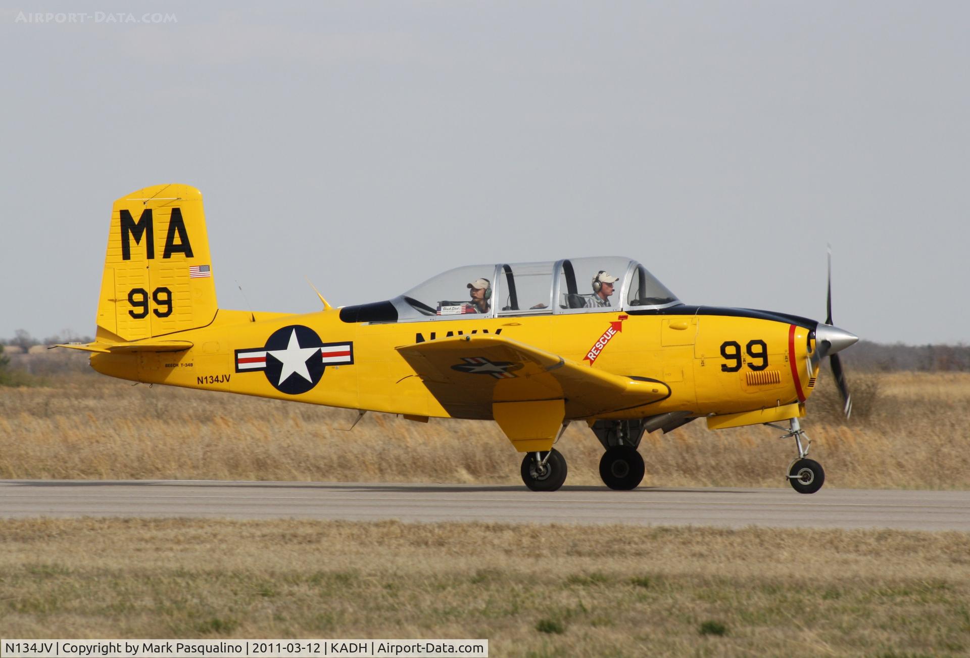 N134JV, 1957 Beech D-45 Mentor C/N BG-345DC, Beech T-34B
