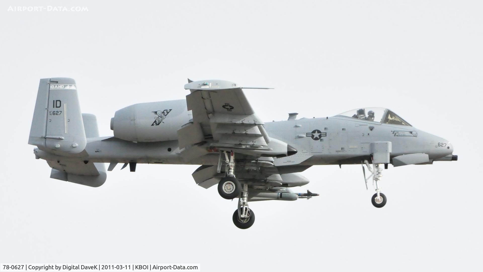 78-0627, 1978 Fairchild Republic A-10C Thunderbolt II C/N A10-0247, 