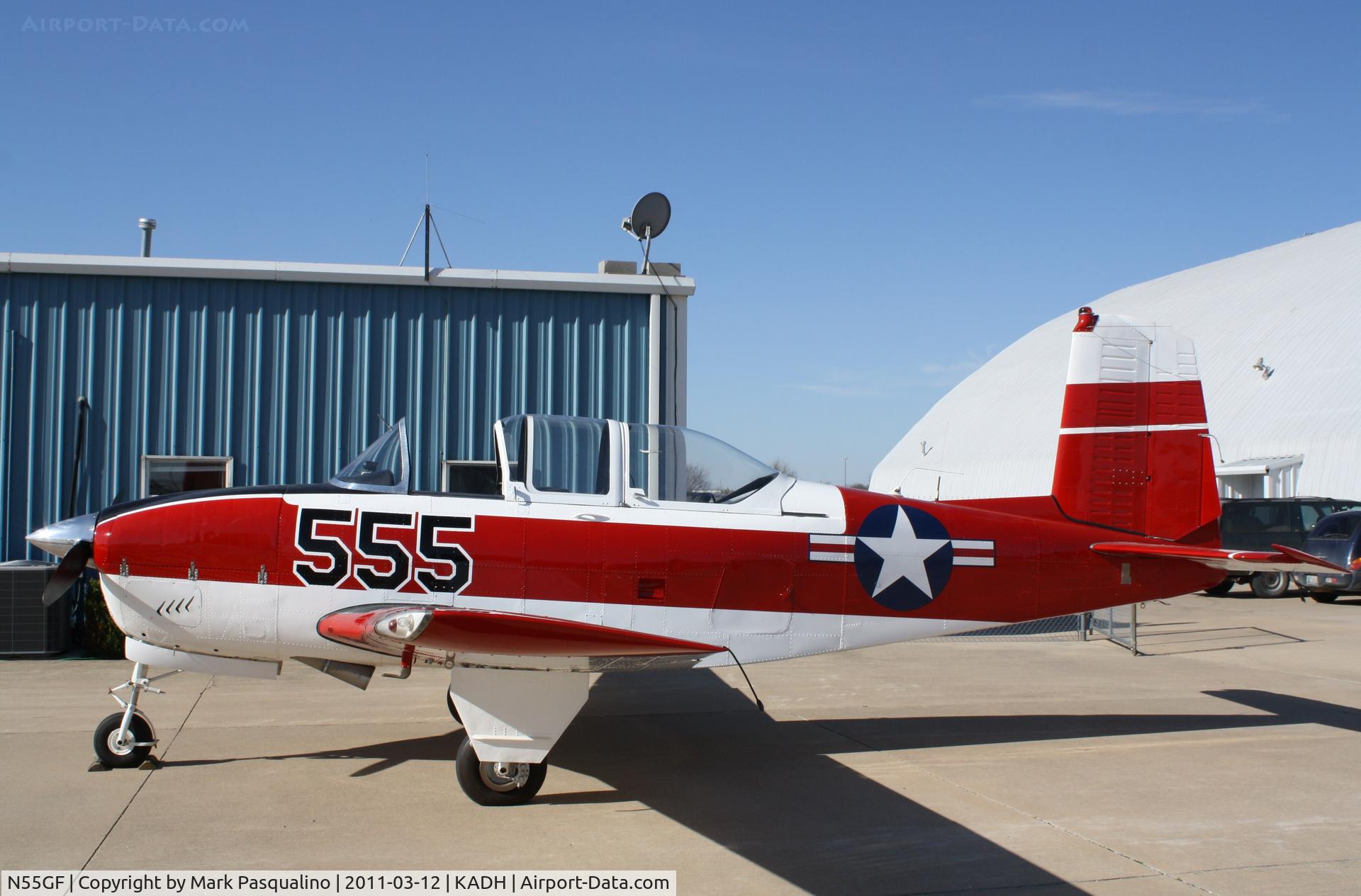 N55GF, Beech (Fuji) T-34A (B45) Mentor C/N FM-88, Beech T-34
