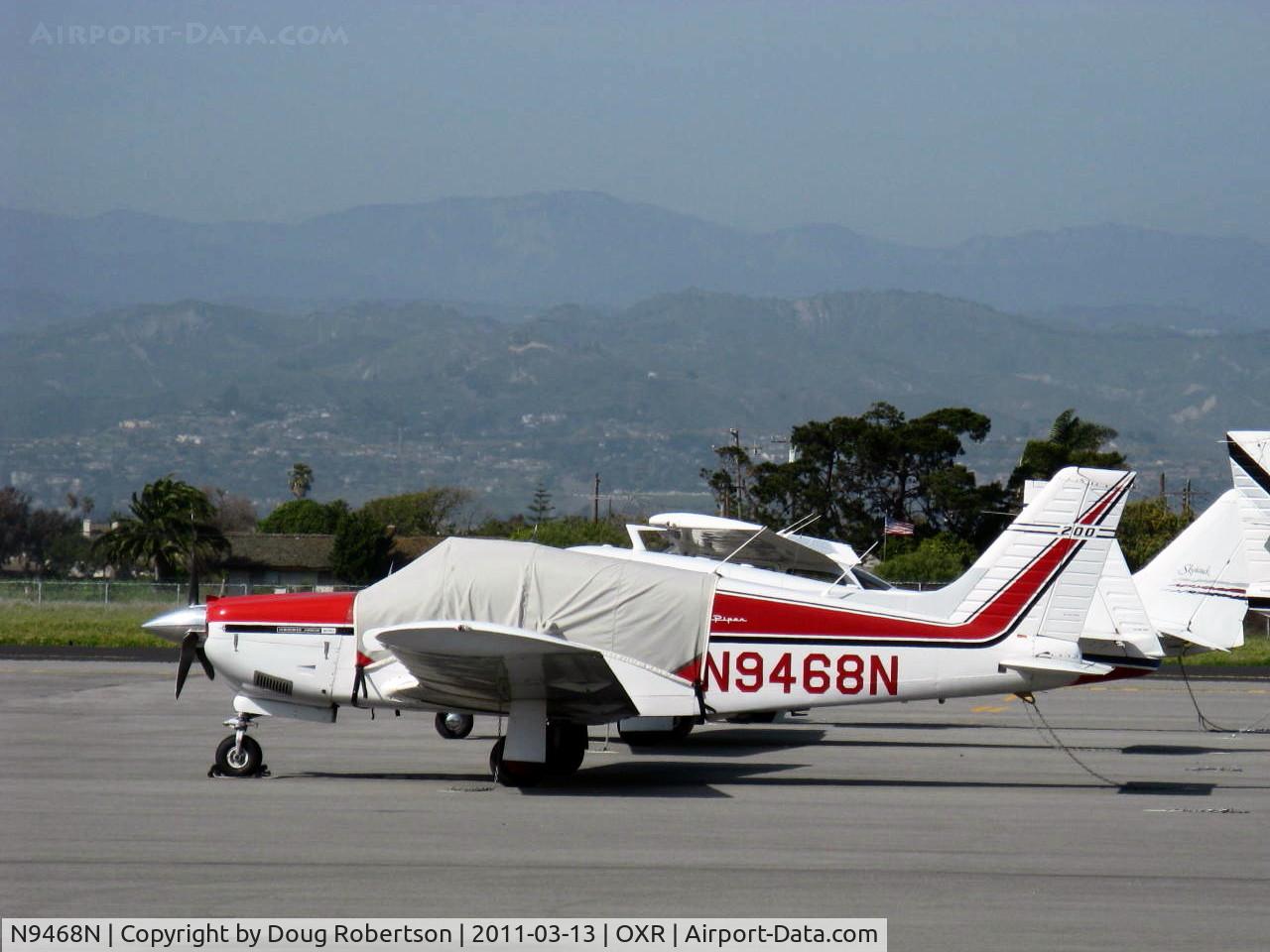 N9468N, 1969 Piper PA-28R-200 C/N 28R-35184, 1969 Piper PA-28R-200 ARROW, Lycoming IO-360-B1E 200 Hp
