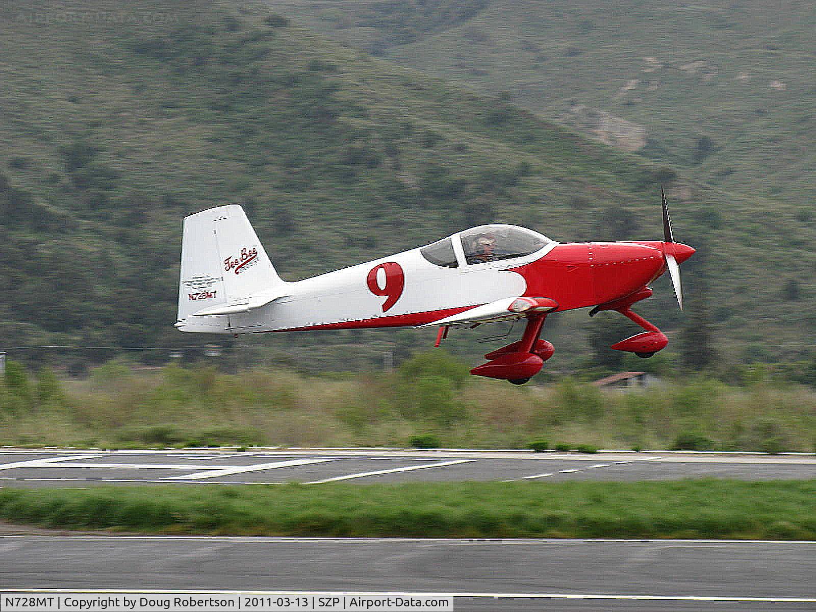 N728MT, 2006 Vans RV-9A C/N 90535, 2006 Sampson SAMPSON VAN's RV-9A, Lycoming O-320-D1A 160 Hp, takeoff climb Rwy 22