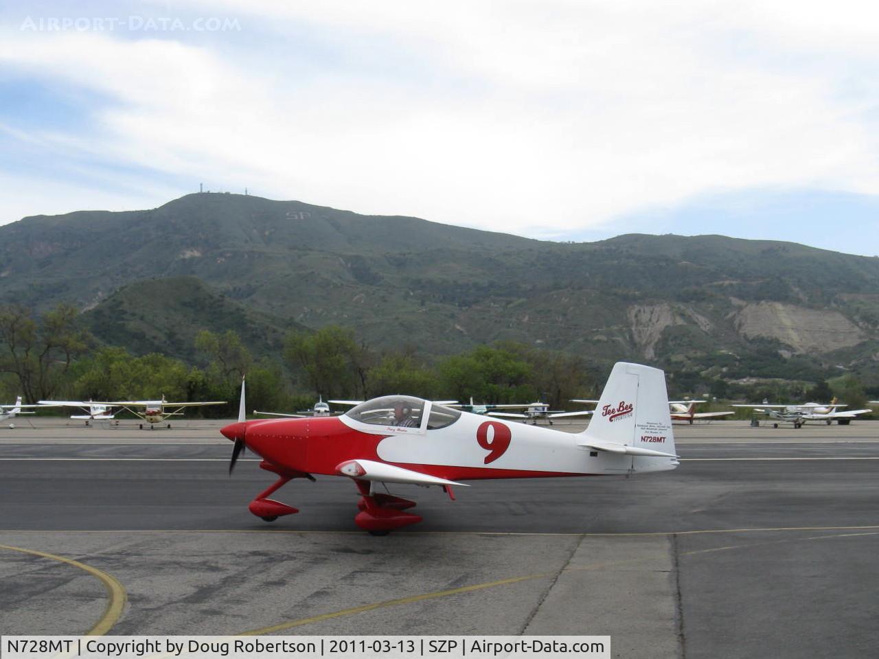 N728MT, 2006 Vans RV-9A C/N 90535, 2006 Sampson SAMPSON VAN's RV-9A, Lycoming O-320-D1A 160 Hp, taxi back after abort