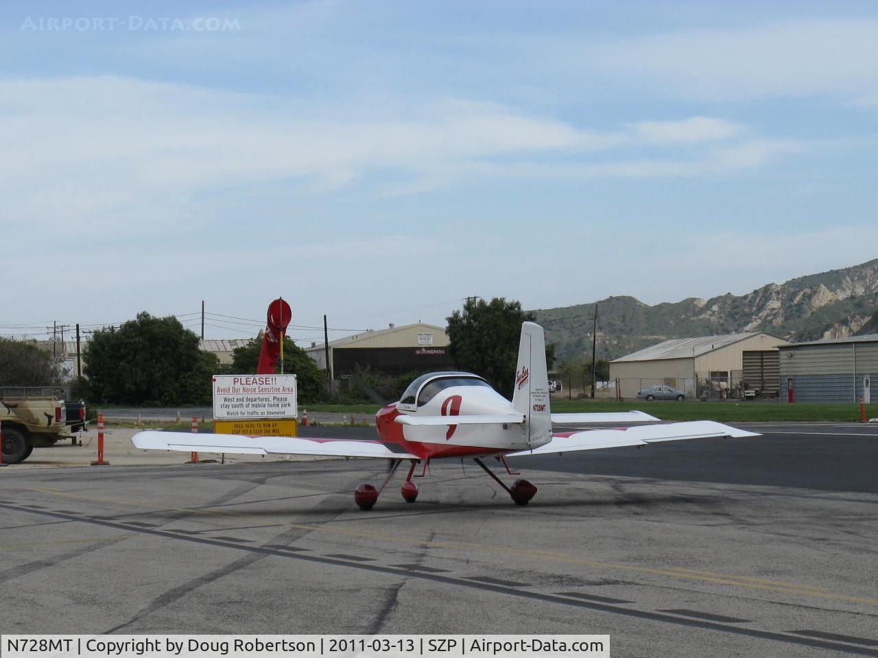 N728MT, 2006 Vans RV-9A C/N 90535, 2006 Sampson SAMPSON VAN's RV-9A, Lycoming O-320-D1A 160 Hp, taxi to 22