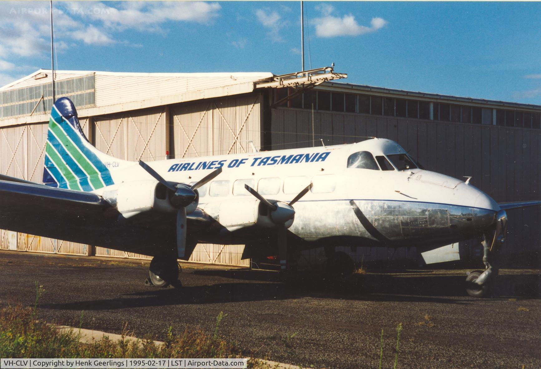 VH-CLV, De Havilland 114 Riley Heron C/N 14124, Airlines of Tasmania