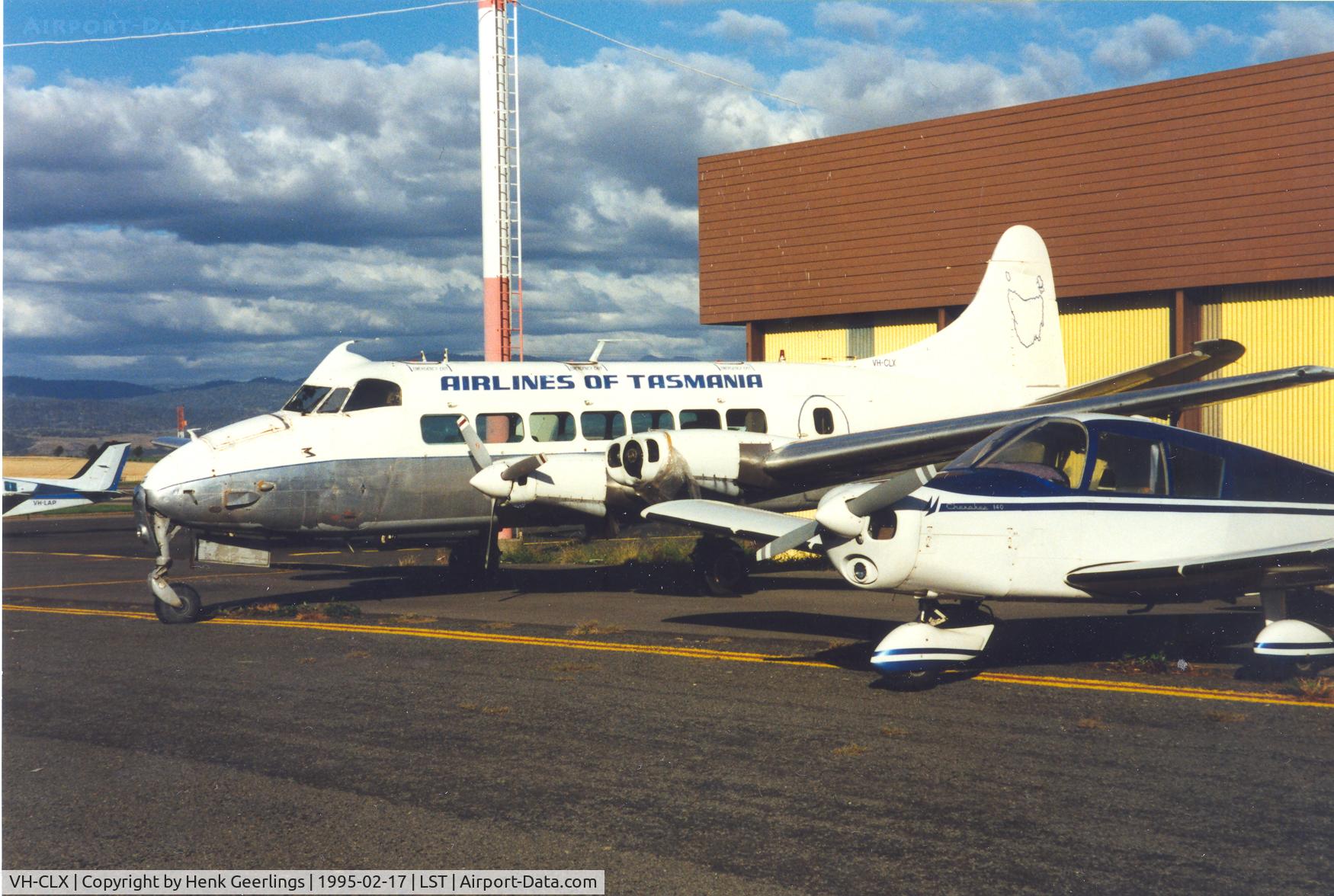 VH-CLX, De Havilland 114 Riley Heron C/N 14098, Airlines of Tasmania