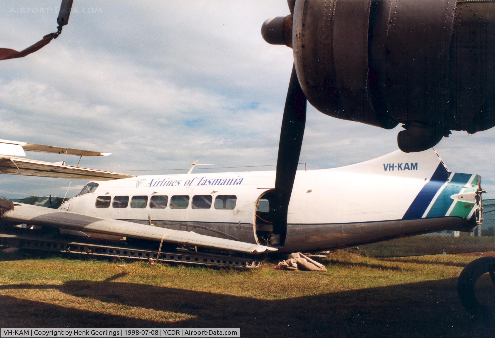 VH-KAM, 1957 De Havilland DH-114 Heron 2D C/N 14123, Airlines of Tasmania