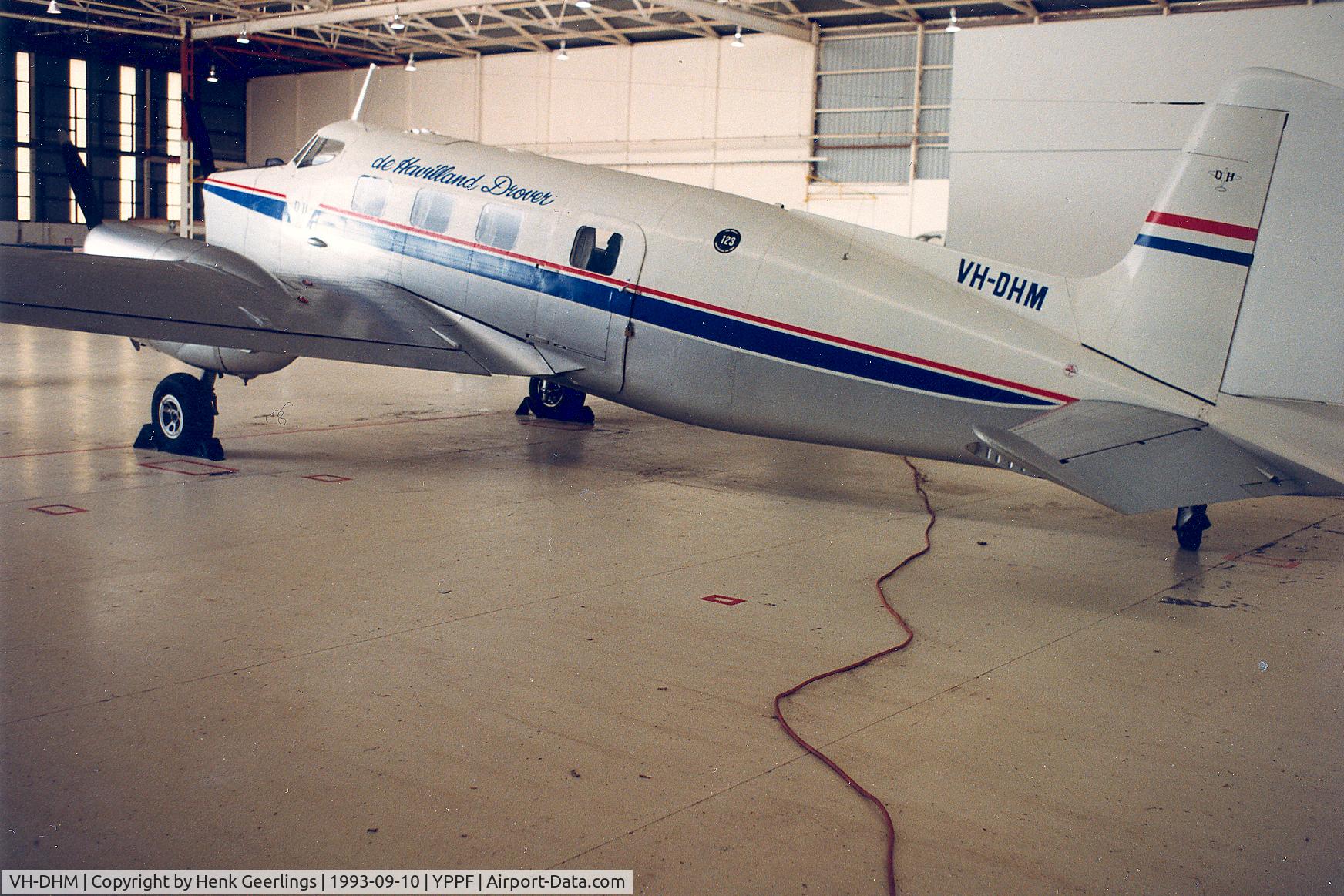 VH-DHM, 1955 De Havilland Australia DHA-3 Drover Mk.2 C/N DHA5020, Australian Aviation College - Parafield - ADL