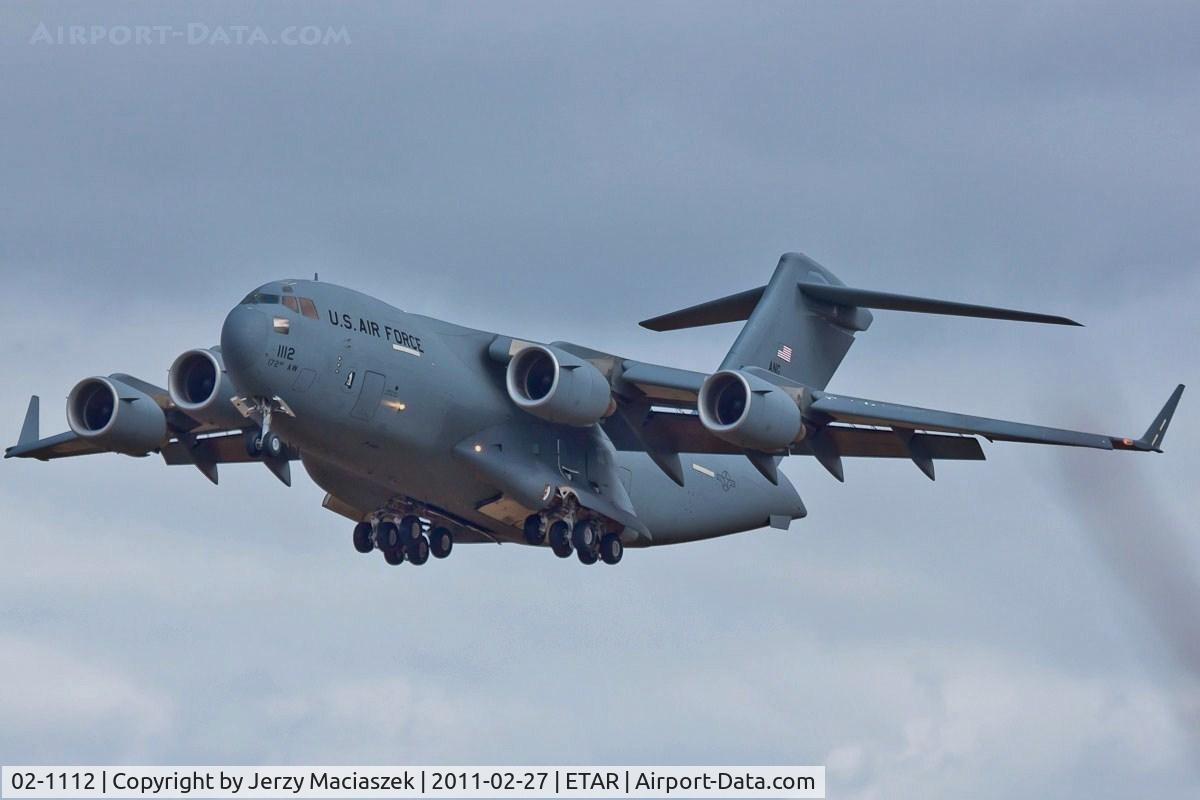 02-1112, 2002 Boeing C-17A Globemaster III C/N P-112, Boeing C-17A Globemaster III