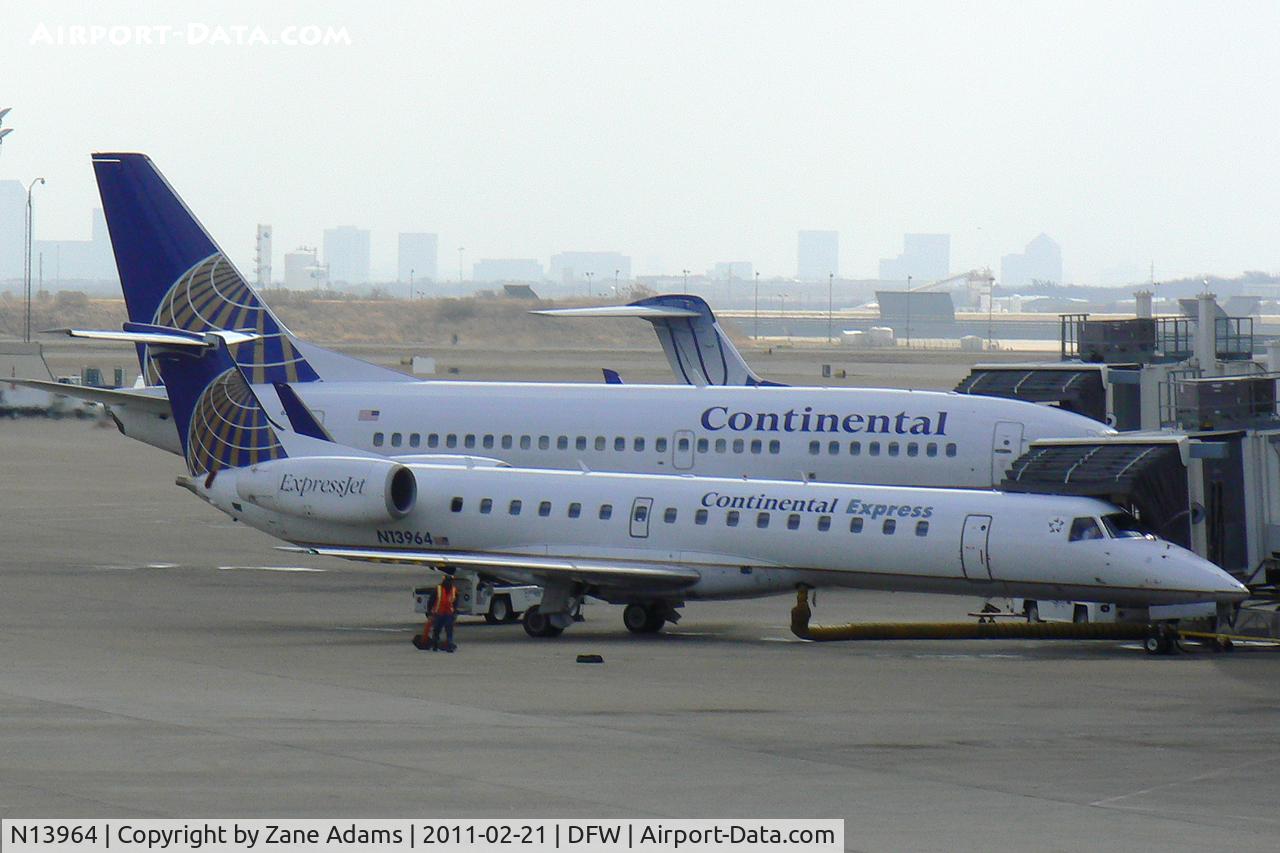 N13964, 1999 Embraer ERJ-145LR (EMB-145LR) C/N 145123, At DFW Airport