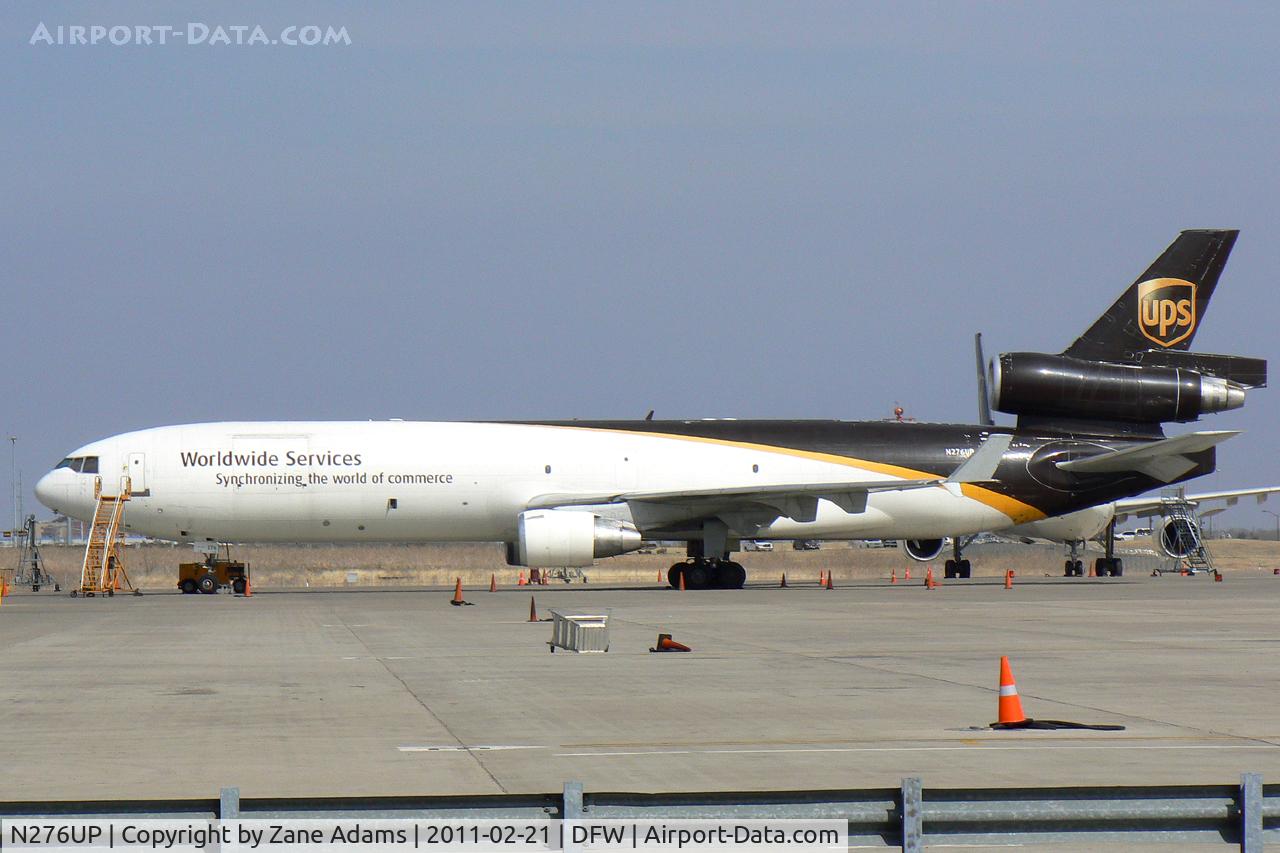 N276UP, 1996 McDonnell Douglas MD-11F C/N 48579, On the UPS ramp at DFW Airport