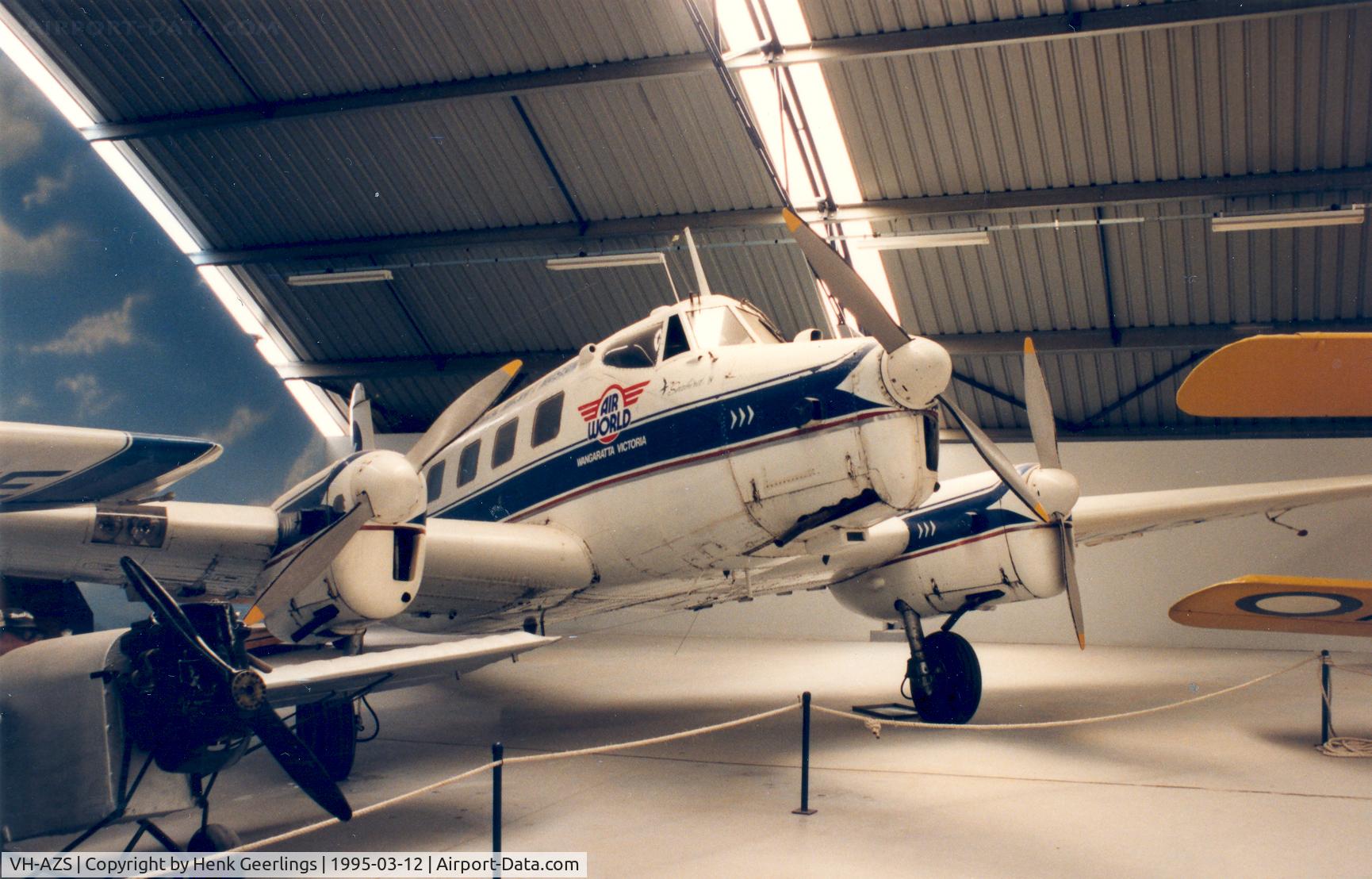 VH-AZS, 1955 De Havilland Australia DHA-3 Drover Mk2 C/N DHA5018, Air World Museum , Wangaratta : now closed