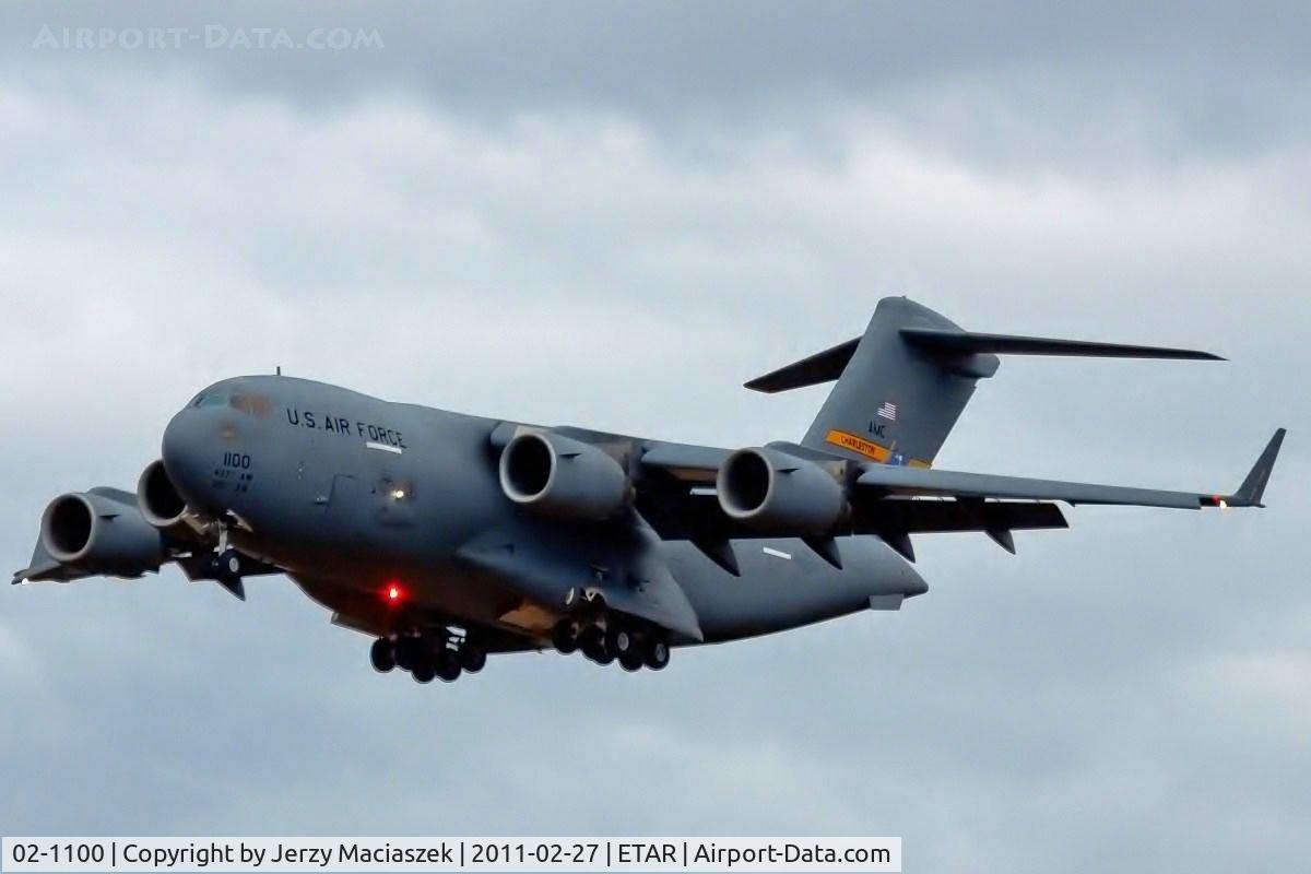 02-1100, 2002 Boeing C-17A Globemaster III C/N P-100, 02-1100_
C-17A Globemaster III