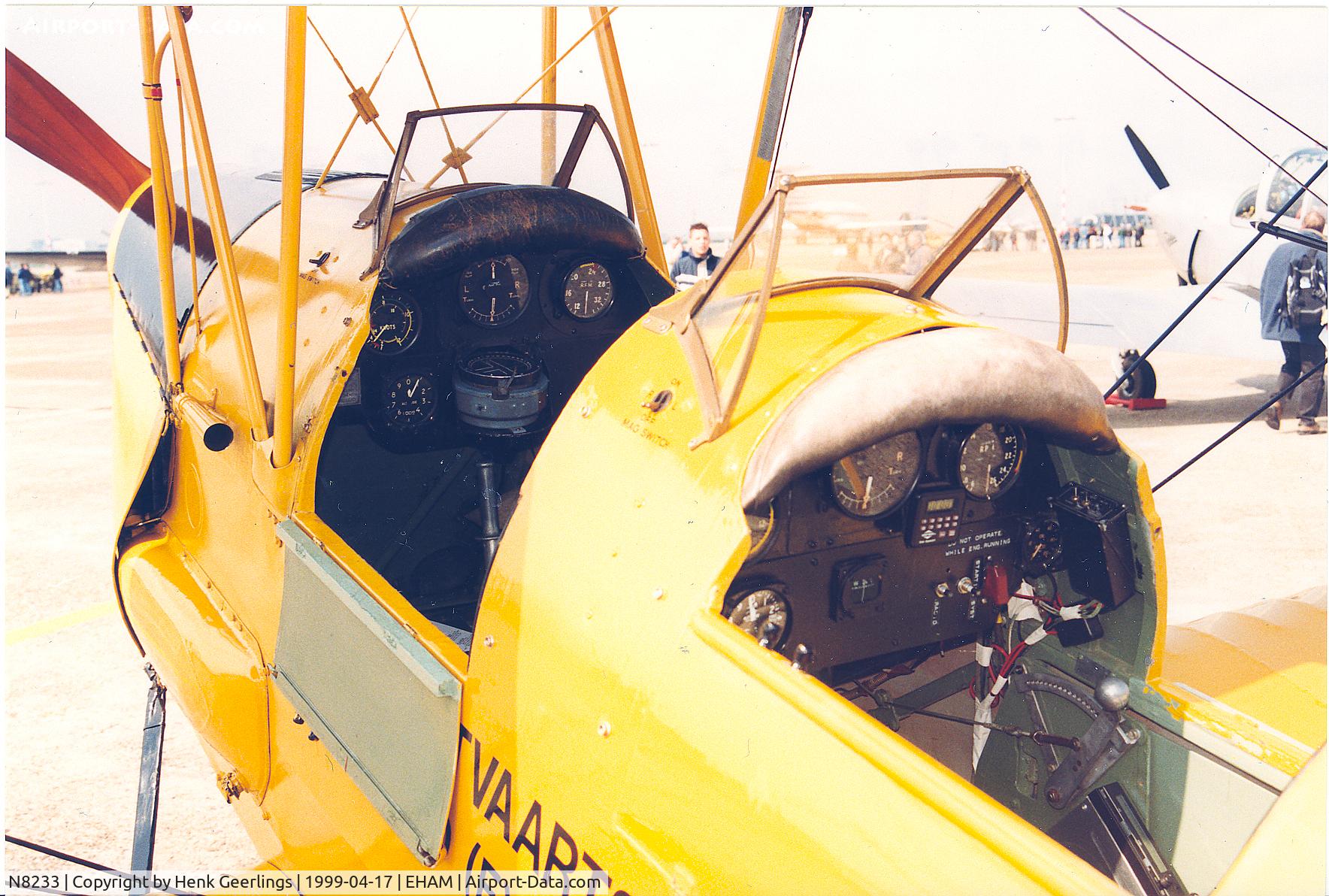 N8233, 1944 De Havilland DH-82A Tiger Moth II C/N 85959, Schiphol East, DDA Openday